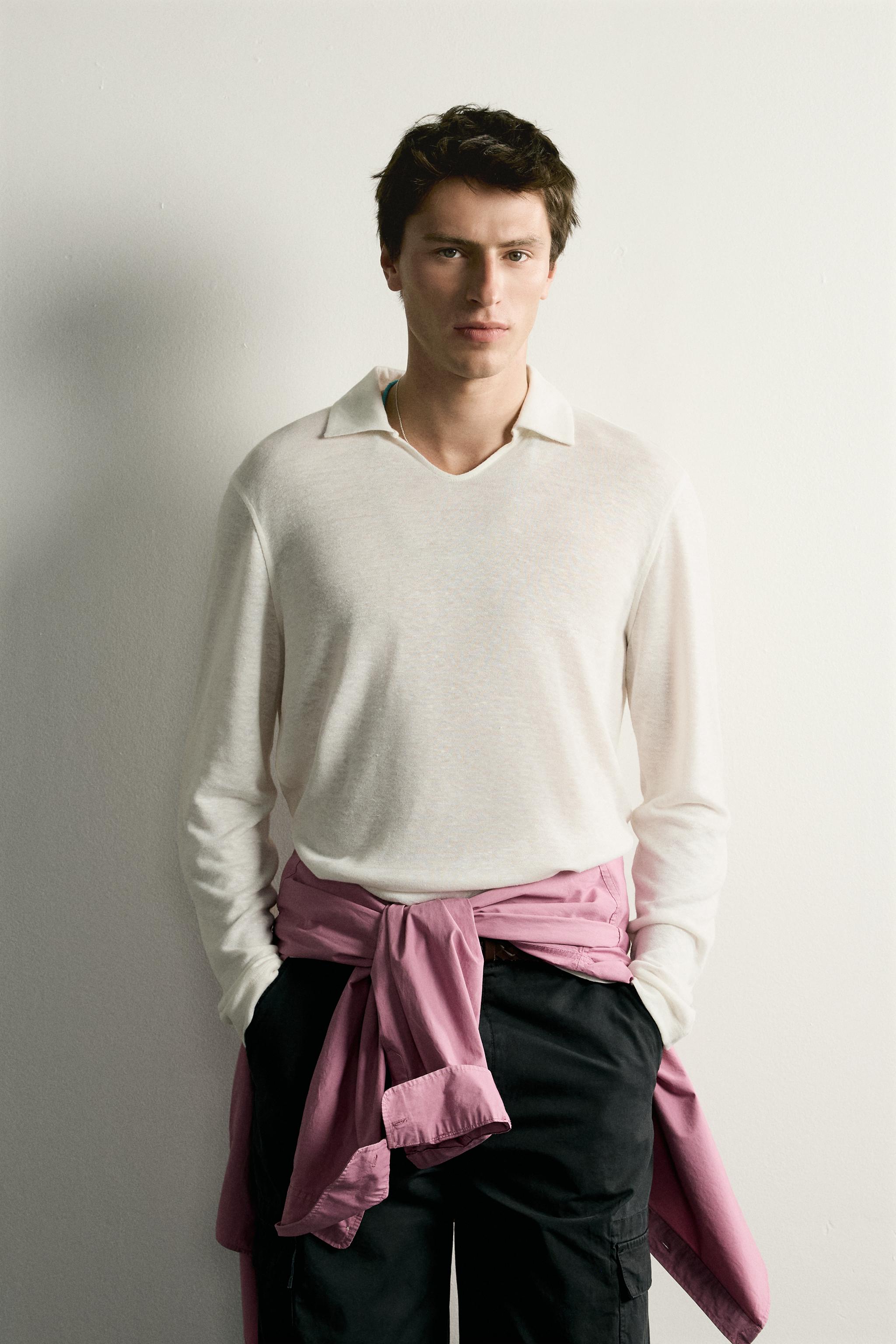 HEMP-VISCOSE BLEND REGULAR FIT POLO